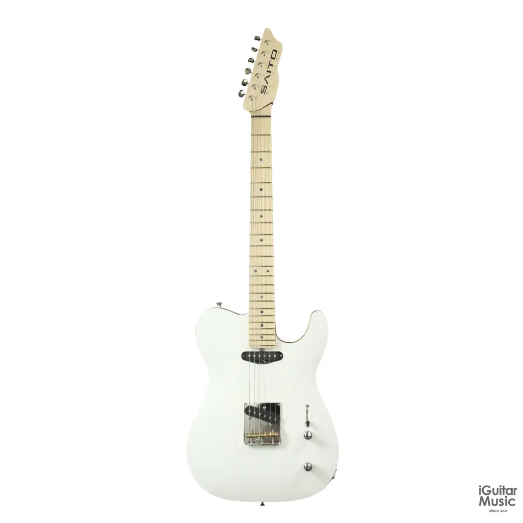 SAITO S Series S-622TLC – Chamonix White w/Chrome HW, Hard Maple FB (Made in Japan)