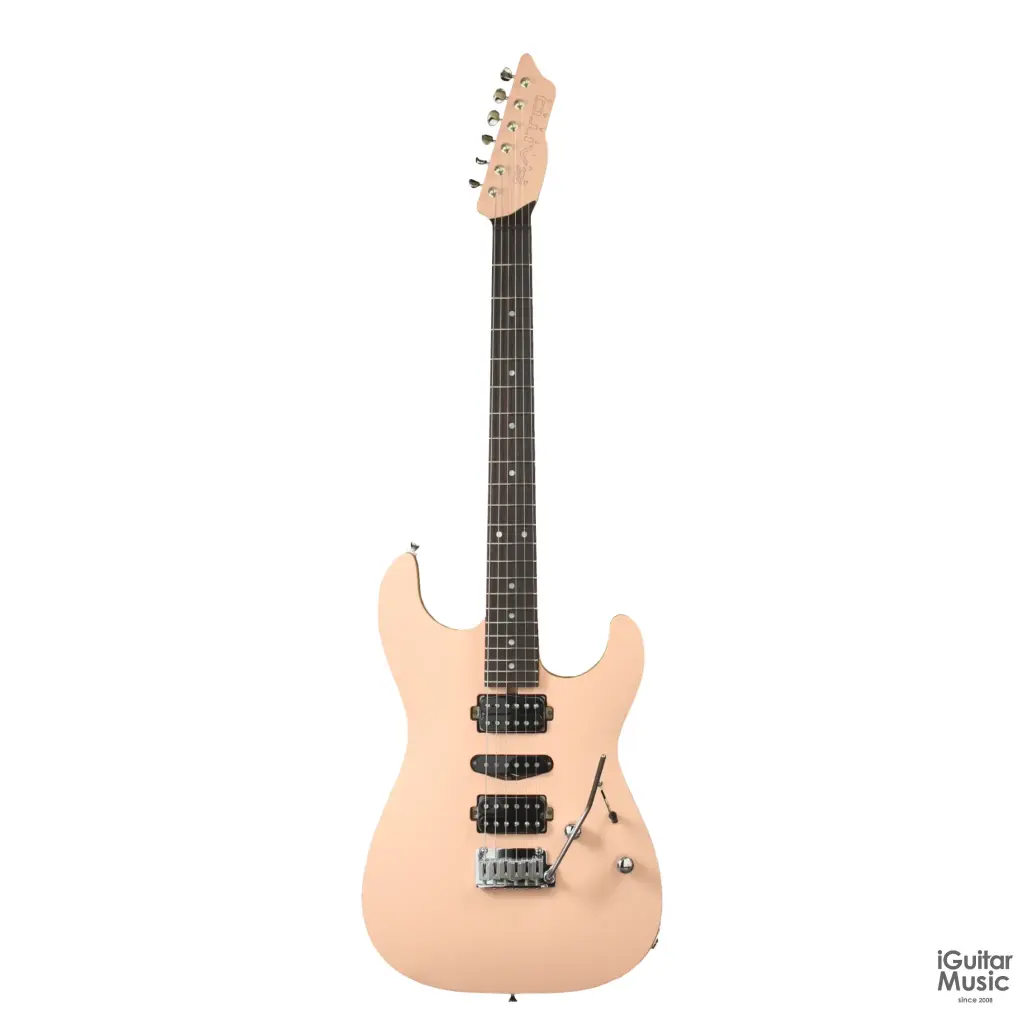SAITO S Series S-622 HSH – Shell Pink w/Matching Headstock, Chrome HW, (Made in Japan) 2025