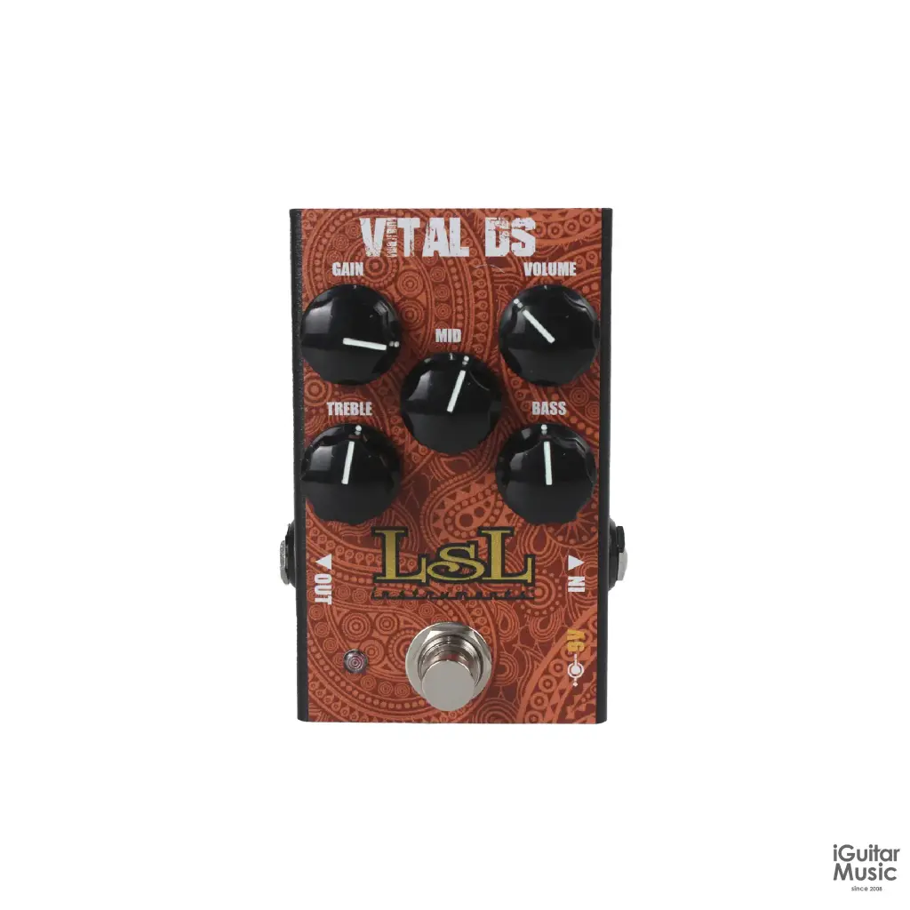 LSL Instruments Vital DS Distortion Pedal, Paisley