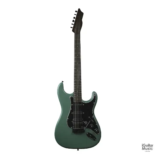 SAITO S Series S-622CS HSS – Moss Green w/Black HW, Wenge Neck & FB (Made in Japan) 2025