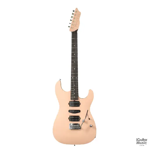 SAITO S Series S-622 HSH – Shell Pink w/Matching Headstock, Chrome HW, (Made in Japan) 2025